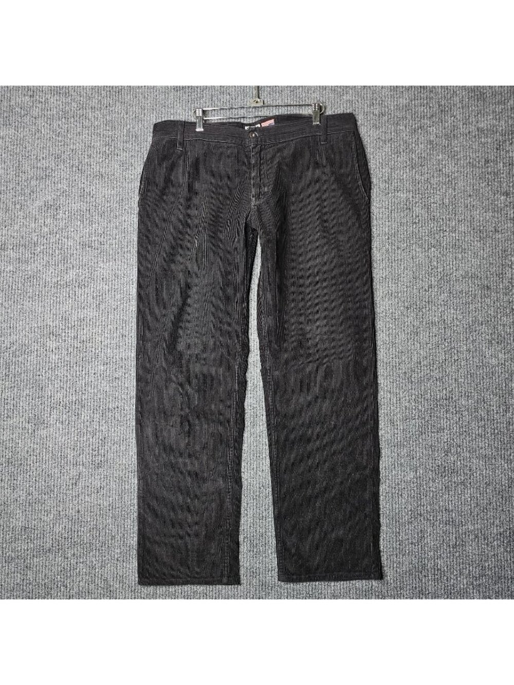 FTP Corduroy Chino Black Pants Size 34 actual 36x32